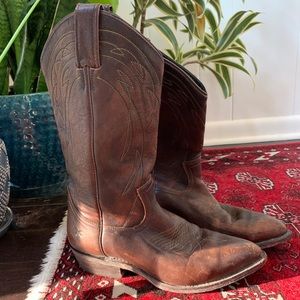 Frye Billy pull on cowboy boot